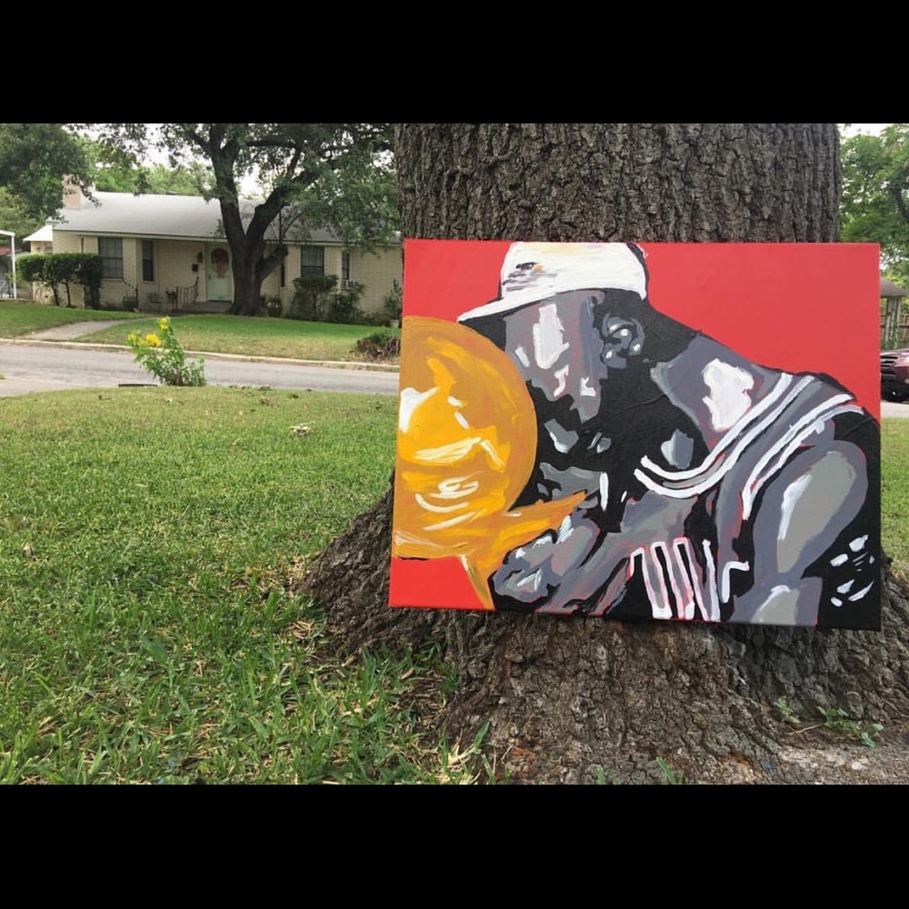 Michael Jordan Painting